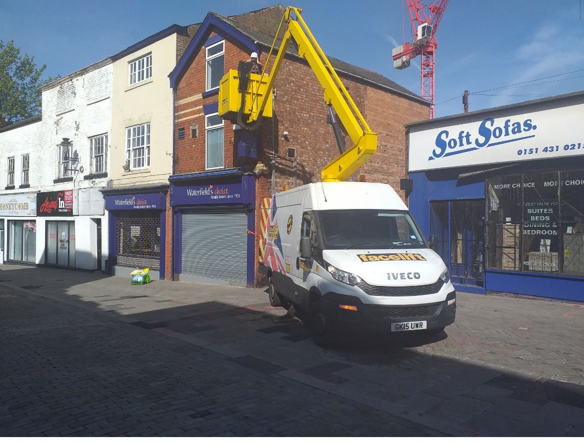 Today our engineers are installing CCTV in <a href="/PrescotTown/">Prescot Town Centre</a> to support the continued development of the area into a thriving visitor destination as it prepares for the opening of Shakespeare North <a href="/KnowShakespeare/">KnowsleyShakespeare</a>. The work on the new cameras will be complete in the coming weeks