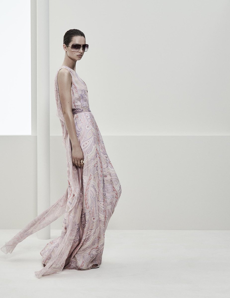 max mara silk georgette dress
