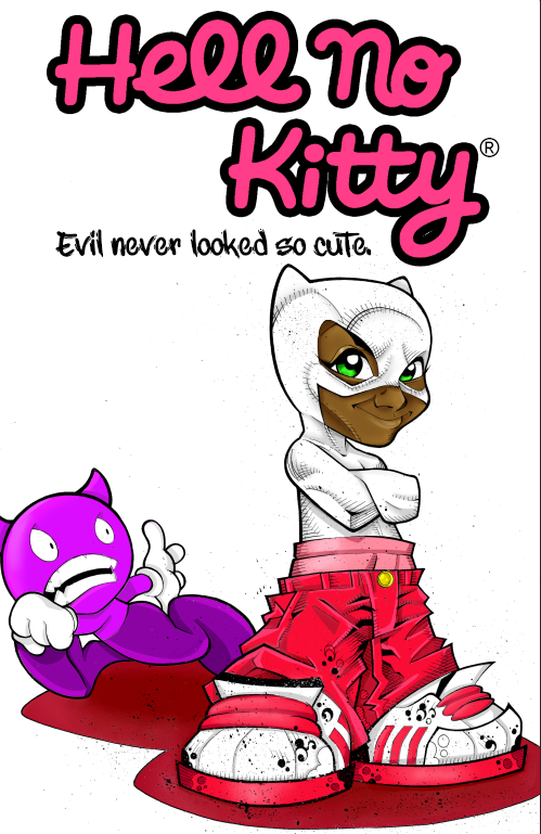 CartoonSamal's tweet image. HELL NO KITTY®
"Evil Never Looked So Cute." #HelloKitty #HelloKittyQueen #hello #Kitty #KittyKawaii #BlackGirlsRock #blackgirl #blackgirlsbehaving #meowed #cartoon #catsuits #catgirl #kawaiigirl #kawaii #CuteCats #CuteCat