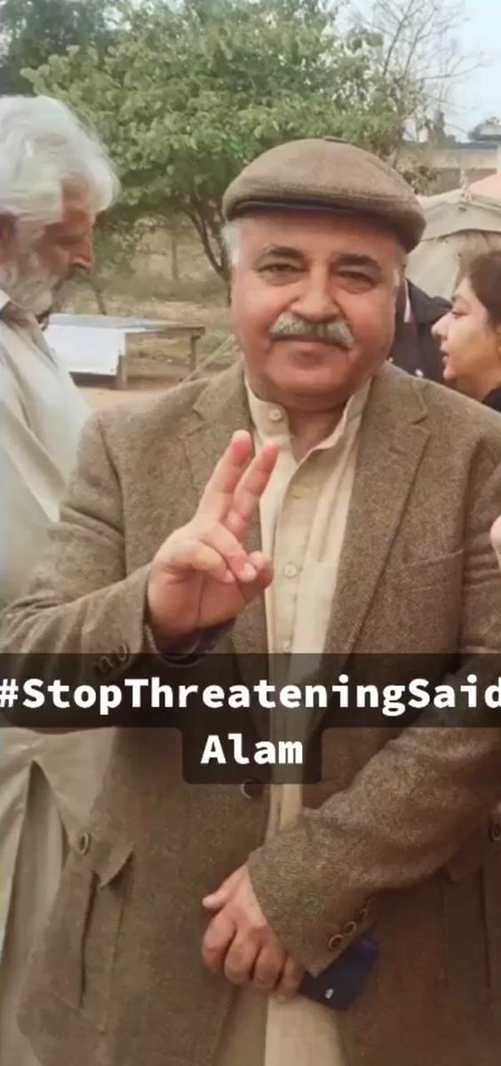 shyLockPashteen's tweet photo. If anyone commits a crime, there are courts who will decide.The telephone calls and threats from "Unknowns" must be stopped.
#SaidAlam was threatened by the dreaded Hamkimullah Mehsud, the late chief of  TTP, but he did not bow to them.
#StopThreateningSaidAlam https://t.co/5Y8PvxVNYT