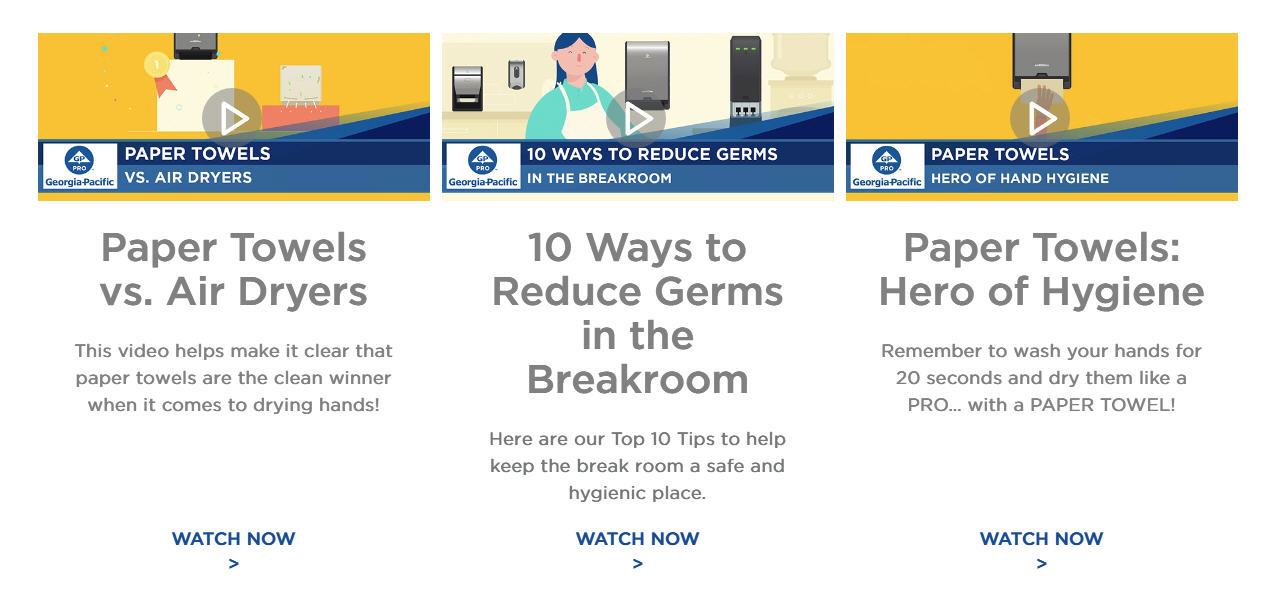 Josh Bersin On Twitter Hygiene Ready By Georgia Pacific Pretty Good Set Of Resources And Quite A Good Way To Market Their Products Hard To Spell Hygiene By The Way Https T Co Fupwzh80hl Https T Co Hr9dhkvvjn