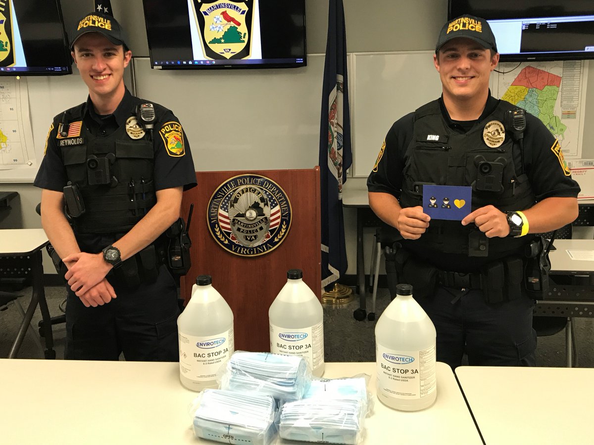 Thank you to #Axon for the masks and hand sanitizer and more importantly for supporting law enforcement everywhere with the #gotyoucovered campaign.