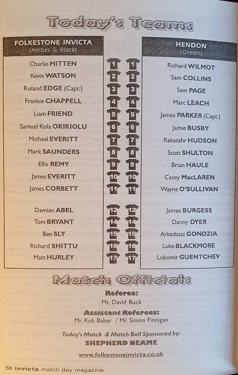 robtheobserver1's tweet photo. @NonLgeProgs @NonLeagueCrowd #FProgs Folkestone Invicta @FIFC programmes from the first decade of the 21st century.
Featured team page was from a match v @HendonFC in December 2007 https://t.co/FSWRDat45h