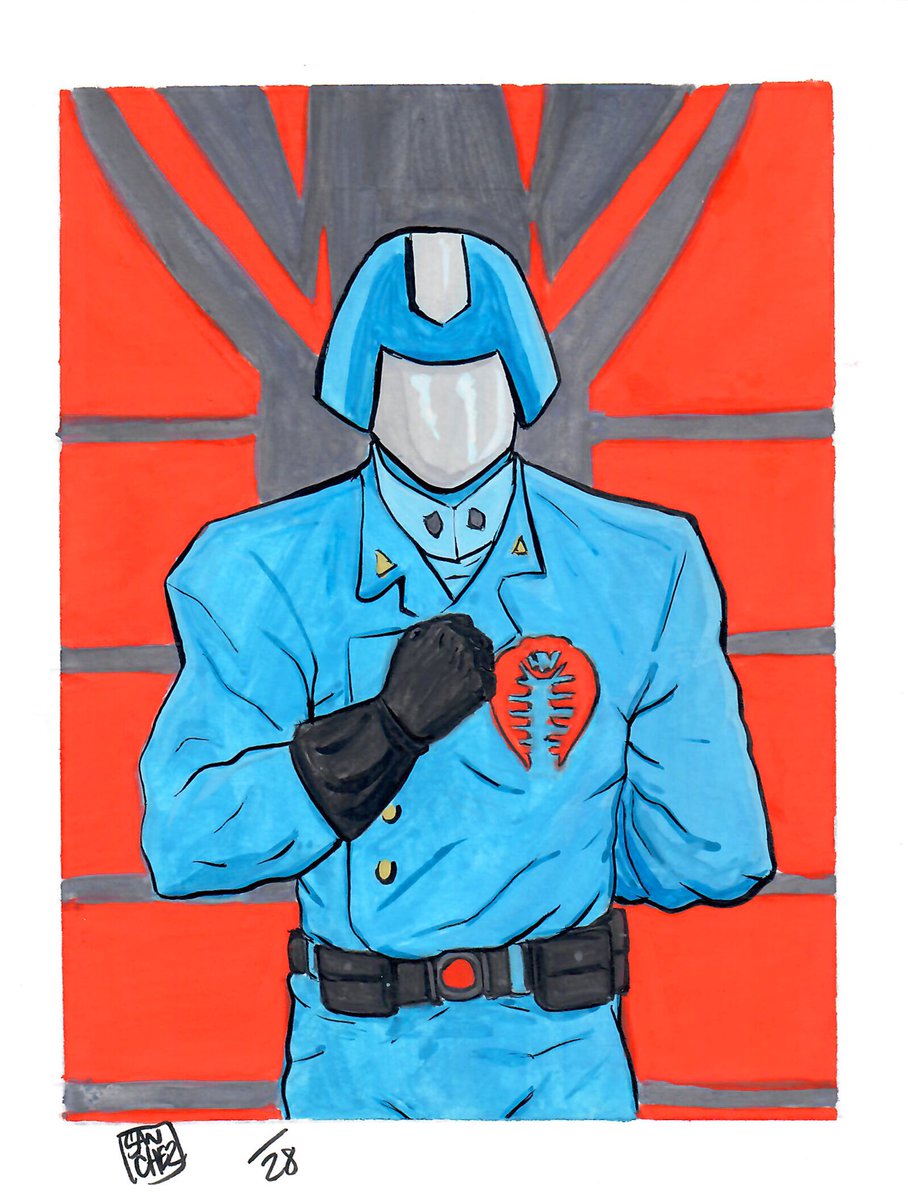 Cobra Commander #cobra #gijoe #gijoecommunity #gijoenation #hailcobra #hasbro #gijoecomics #cobrala