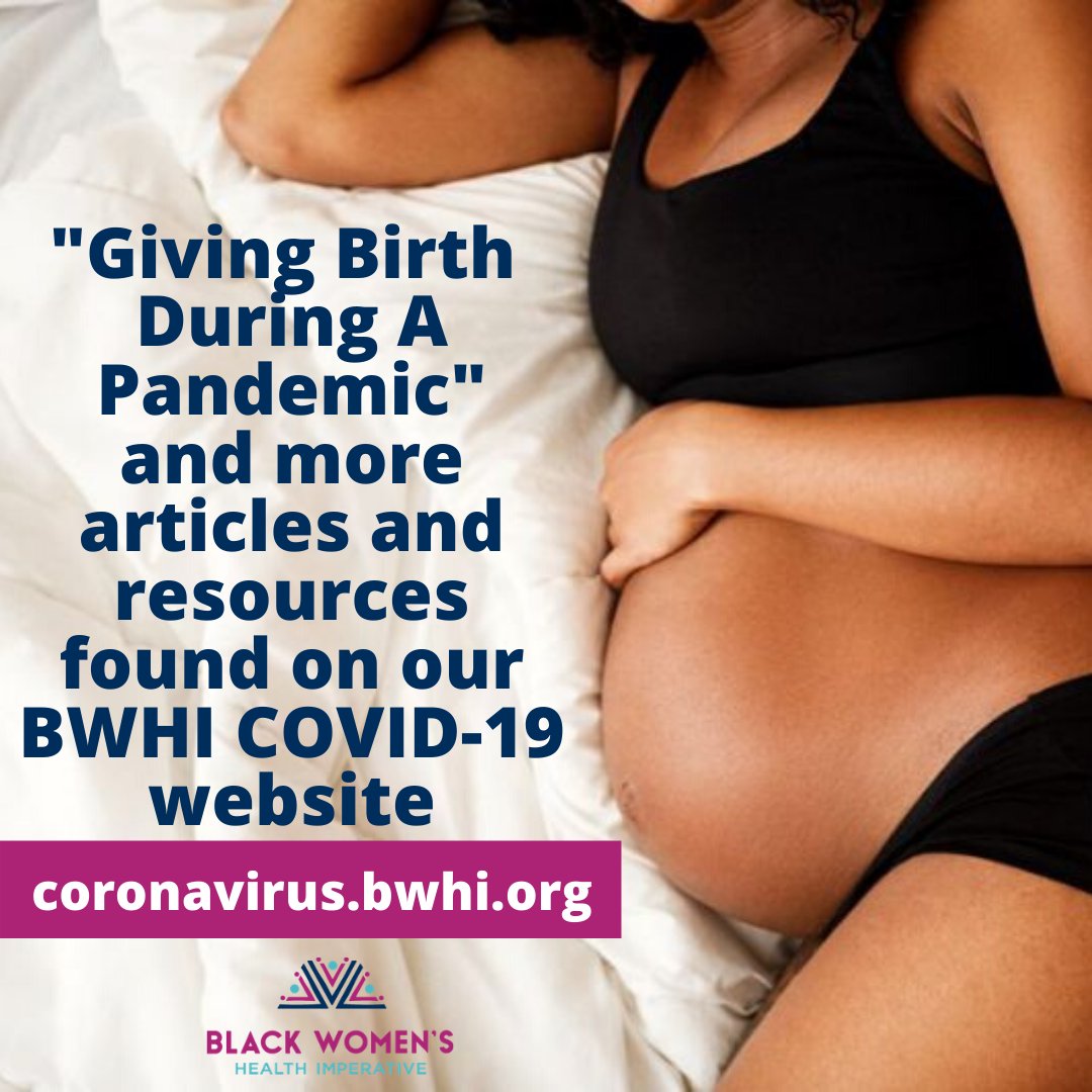 We created an entire website devoted to COVID-19 from a Black women's health perspective. It is filled with articles and resources that will answer many of your questions. coronavirus.bwhi.org