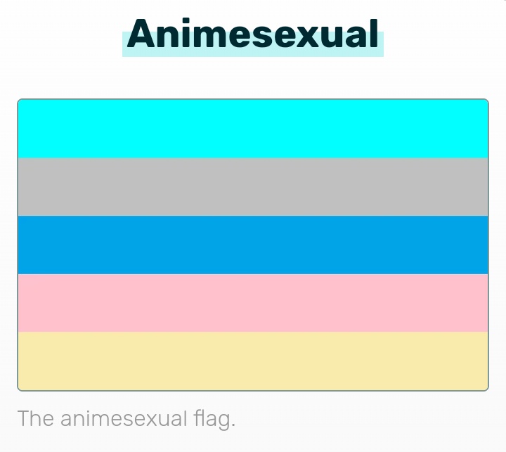 😌. so friends I'm coming out as an animesexual. 