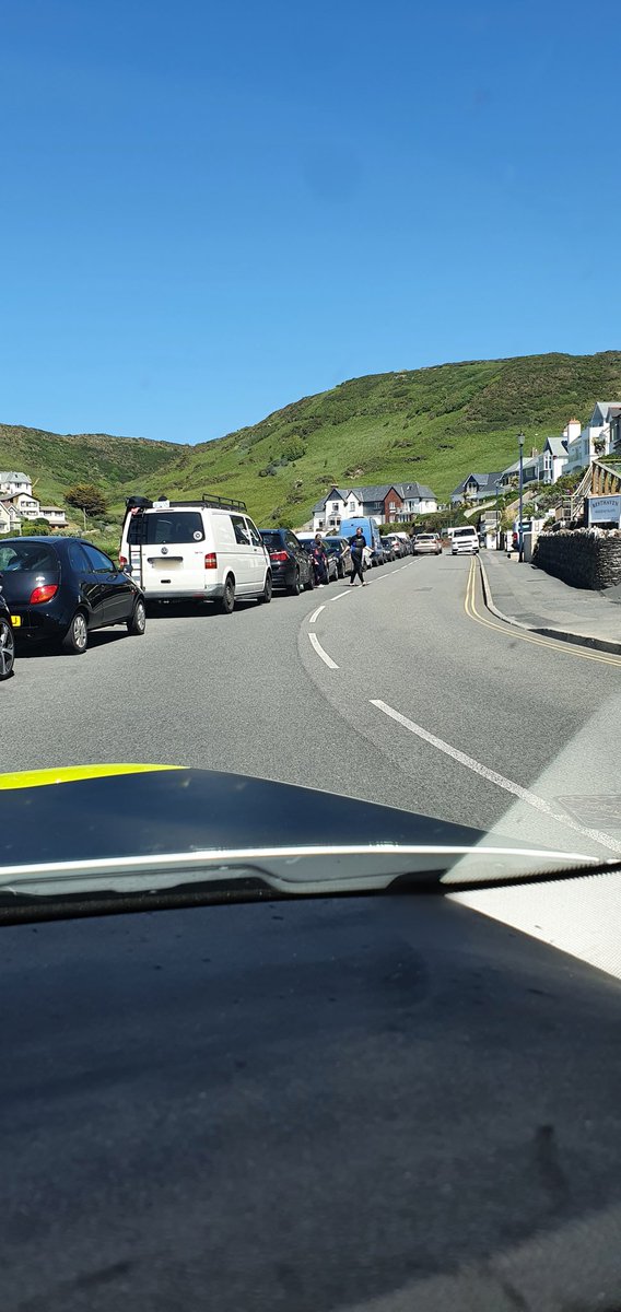 Sadly every double yellow line from woolacombe to Morthoe is covered with cars and vans.  Cars mounting pavements to get by whilst pedestrians try to cross the road. All the offences have been recorded and will be processed in due course.
<a href="/NWDevonPolice/">North and West Devon Police</a>
<a href="/NorthDevonNews/">North Devon News</a>