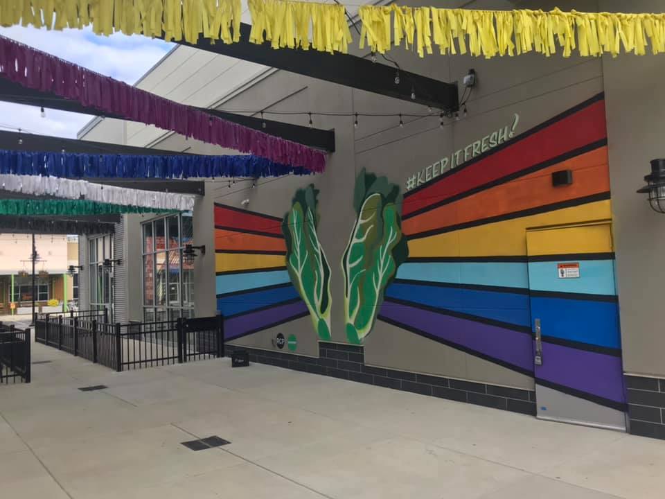 Romaine calm; we have new art! Lettuce celebrate this new mural from <a href="/RCPCompanies/">RCP Companies</a>. #iHeartHsv 

🎨 Artists: Brandon Stoll, Travis Lowery

📍 933 Bob Wallace Ave, Huntsville AL 

📷: Brandon Stoll   #KeepItFresh