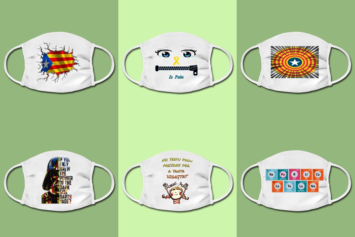 IndepSamarretes's tweet photo. 🌞BON DÍA REPUBLICANS! Ya tenim disponibles MASCARETES PER LA REPÚBLICA a la nostra botiga!!  Sembla q serà un accessori que portarem una bona temporada. PQ NO PROTEGIR-SE I FER REPÚBLICA AL MATEIX TEMPS? 🎗️
https://t.co/z7E0bKLOS5…  #FemXarxa #republicacatalana #mascaretes https://t.co/3pzm6UaDFf