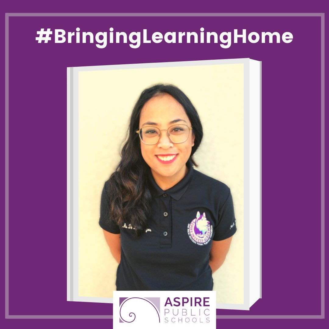 aspire's tweet photo. Our educators and staff have acted with urgency, compassion, and collaboration: assessing scholar needs while balancing attention to academics, and to social-emotional supports.
Rachel Kooima, @AspireInskeep Teacher, shares a critical part in her #BringingLearningHome experience. https://t.co/ilivuIDTnt