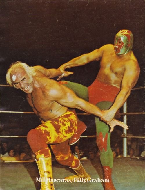 Dusty Rhodes would take the WWWF Title via countout in September ‘77, but Graham would soon regain the title in a brutal Texas Death match.In December, Mil Mascaras became champ via referee stoppage and would hold on to the title into the new year. #WWE  #AlternateHistory