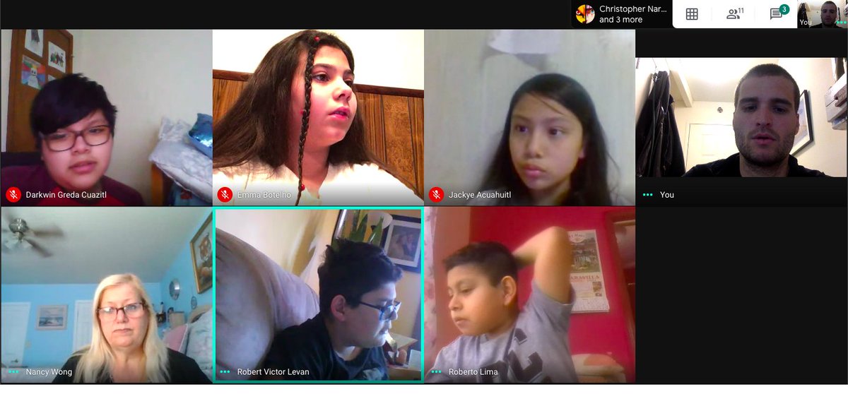 crilly_s's tweet photo. We had an awesome time on Google Meet today. Together, we meditated on GoNoodle, listened to Charlie and the Chocolate Factory, and ended it with a review game on Socrative! https://t.co/bJoTpHnUfX