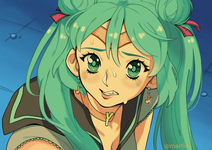 #sailormoonredraw with my girl #HatsuneMiku 90s ver. 