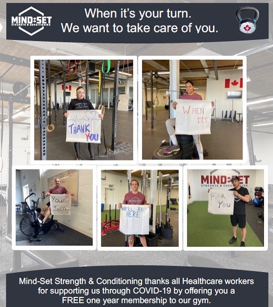 blogTO's tweet photo. Toronto's Mind-Set Strength &amp; Conditioning is offering a one year free membership to all healthcare workers when they reopen https://t.co/YHMRmHMscD #Toronto #ourcommunityTO https://t.co/cuPDYFxbSe