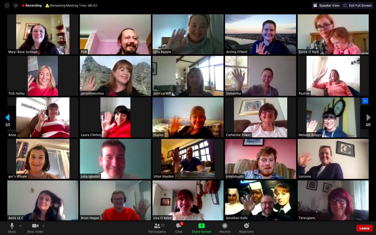 Intonations_wfd's tweet photo. And that's a wrap from Virtual Intonations - time to break for the summer. Thanks to @Waynebrown_wfd for keeping us singing on #Zoom since March #lockdown2020 #zoomchoir https://t.co/wjYebzmi5X