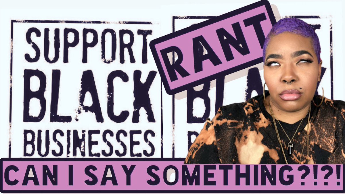 CAN I SAY SOMETHING?!?! || BLACK BUSINESSES & BLACK CONSUMERS RANT|| youtu.be/JJtAFVVzqOU via @YouTube
.🗣🗣🗣🗣🗣

#canisaysomething  #supportblackbusinesses #blackbusinesses #smallbusiness  #blackconsumers  #support #rant
#gypsyvibes #comment #like #share #youtube
