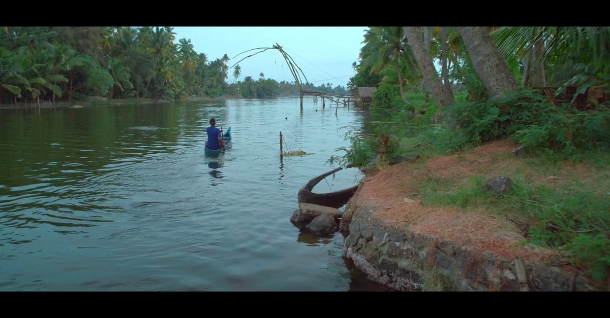 On every watch, these scintillating visuals makes me feel like visiting this place.Hoping to visit this place sometime soon.P.S.: Lot of other Malayalam films made me feel the same way too. Kerala people are blessed.(2/19)