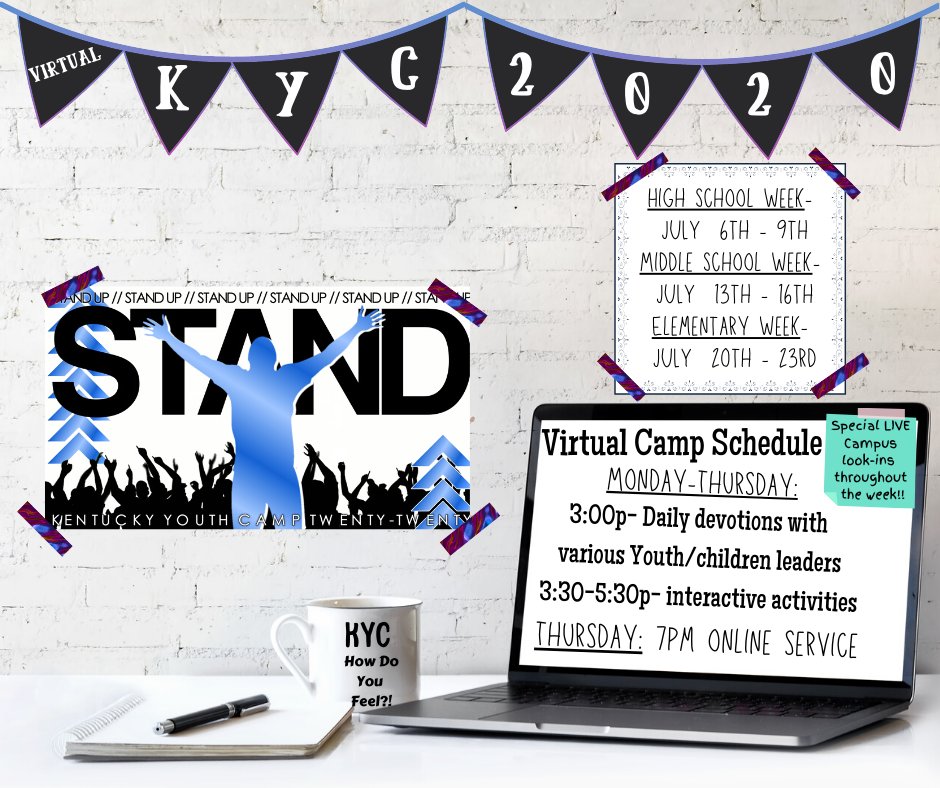 Official Virtual KYC 2020 Flyer! 
More Details to come!
#KYC #KYC2020 #kyyd #VirtualCamp #KYCHowDoYouFeel #KYCOG