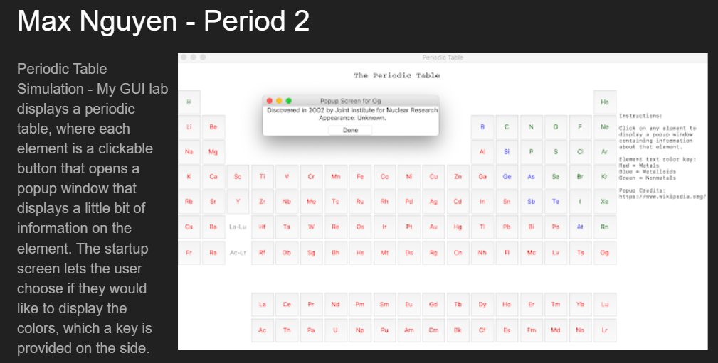 the_mr_cal's tweet photo. Programming 2 students used #Python and #tkinter for their final lab of the semester. #qualityproducers #letahuskieleadtheway @nnhscte https://t.co/BqWk41Cy1W