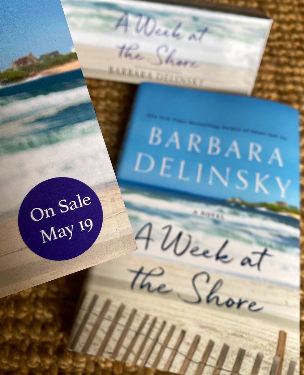 SheSaved's tweet photo. Thank you @StMartinsPress for the lovely gift! It’s raining here and I can’t wait to snuggle up with this #book💕
#AWeekattheShore by @BarbaraDelinsky is available NOW! https://t.co/1XqxsJMsj8