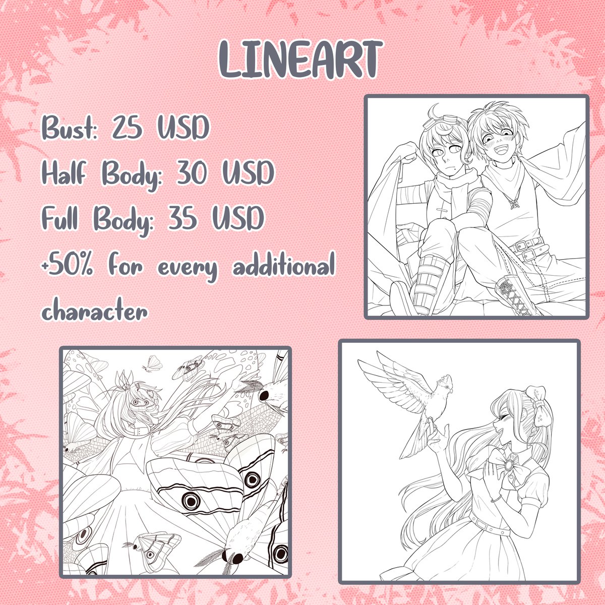 Putting my commission info here since people have been asking, dm me if you're interrested ?