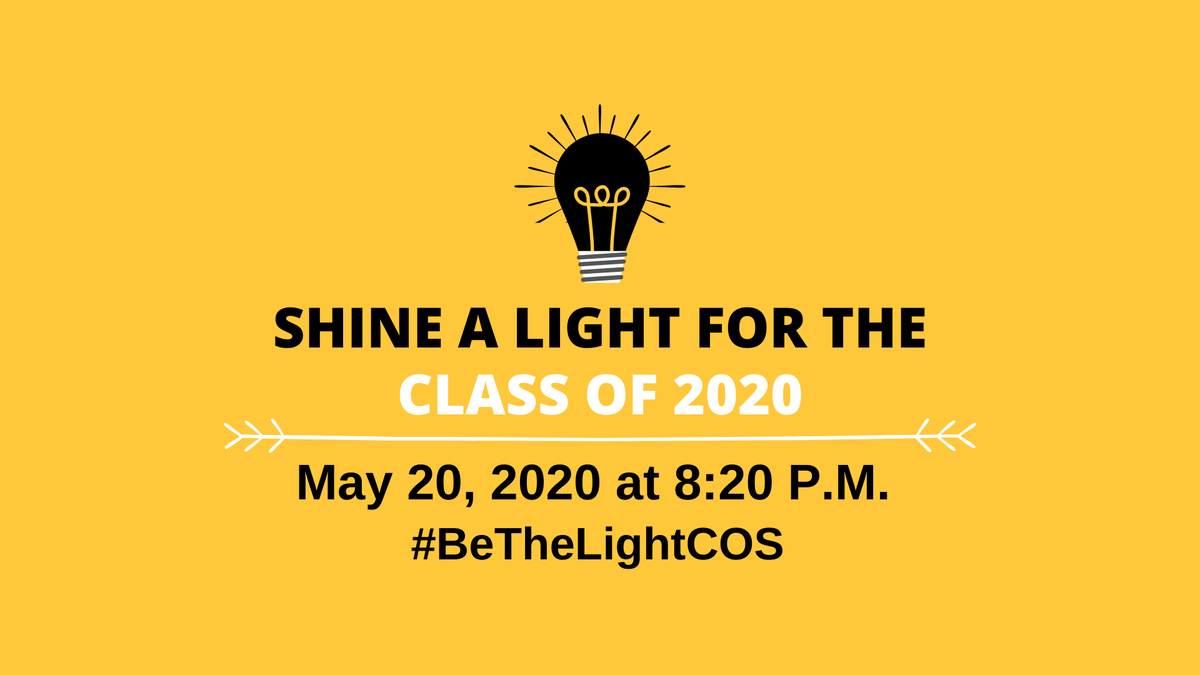 RokboxEvents's tweet photo. We're happy to say we are assisting Manitou Springs High School (@ManitouMustangs) #BeTheLightCOS later this evening. We'll be placing 50+ lights (and a couple of lasers) on the SILC Building to help celebrate the graduating class of 2020. #GreenAndGold https://t.co/XJMRr9D6Id