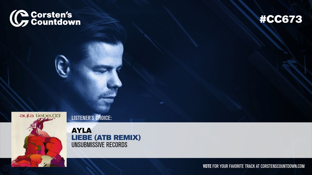 ResonationRadio's tweet photo. 09. The #LISTENERSCHOICE of this week is the beautiful @atbandre Remix of “Liebe” by Ayla! [Unsubmissive Records] #CC673 https://t.co/uT4JXYLNtL https://t.co/cEPt4vdIme