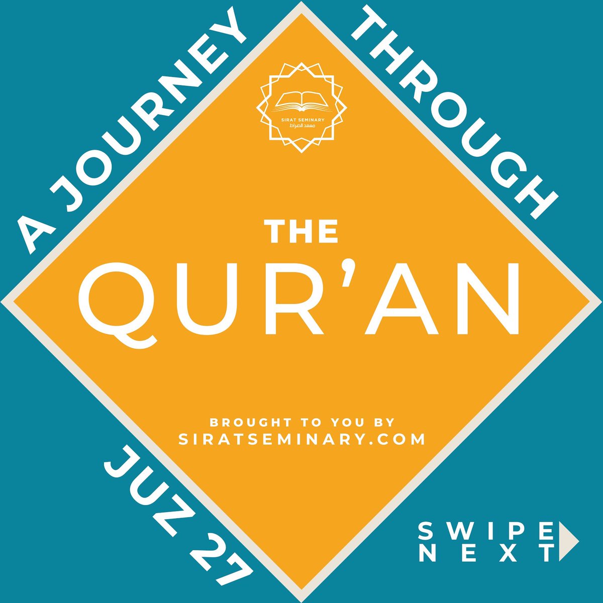 SeminarySirat's tweet photo. Day 27- Juz 27⠀⠀⠀
#AJourneyThroughTheQuran https://t.co/jx9TXZY8yx