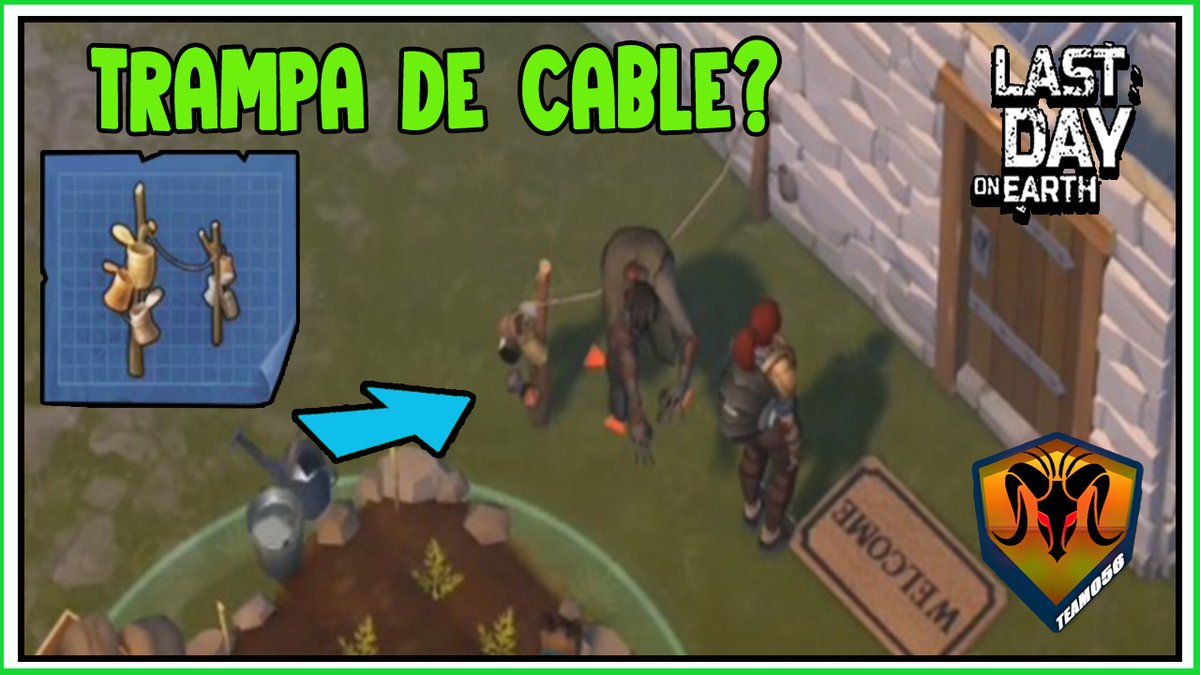 Ariel056YT's tweet photo. COMO FUNCIONA LA TRAMPA DE CABLE LAST DAY ON EARTH SURVIVAL Ariel056 https://t.co/fr9cqbVLDf https://t.co/URjB28BnIo
