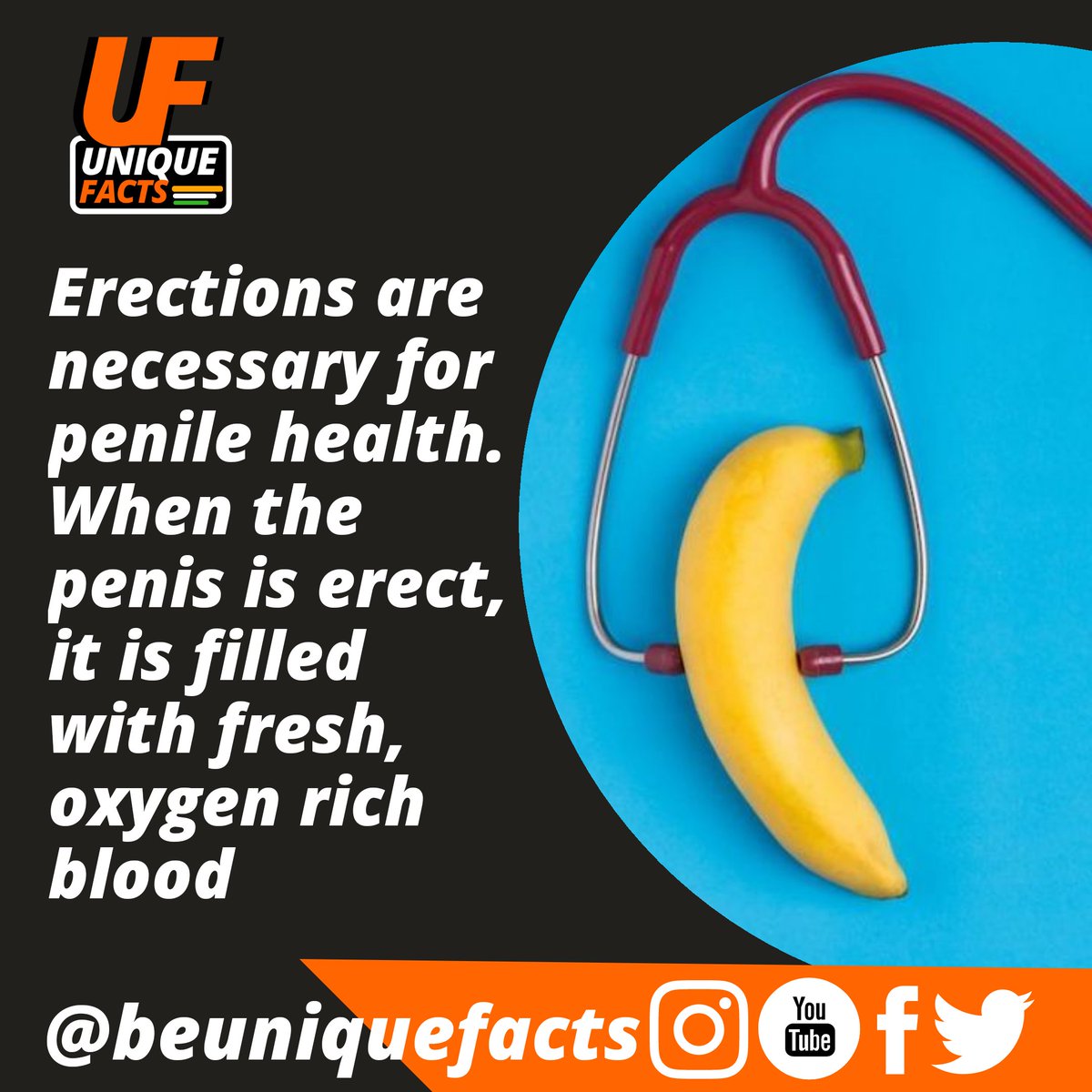 beuniquefacts's tweet photo. 🍌💦♂️
.
Follow us to get daily amazing &amp; unique facts @beuniquefacts
.
#erection #penis #blood #oxygen
#erectiledysfunction #IndianArmy
#erectile #banana #CycloneAmphan
#beuniquefacts #uniquefacts #NepalMap #bangaloreboom #followforfollowback #followback #followme #unknownfacts https://t.co/wit6NOZn1N