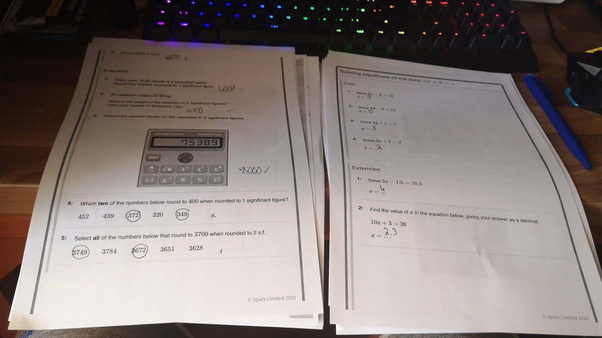 daddycally's tweet image. Even taking the kiddo away from school he's still asking me to print him out some worksheets 😂😜😜 Mad respect to all those teachers! Also wanted me to download 2019 Sat's tests 😂😂 even had the marking guidelines 😱😱 just got to say Wow!! @HolmeValleySch
