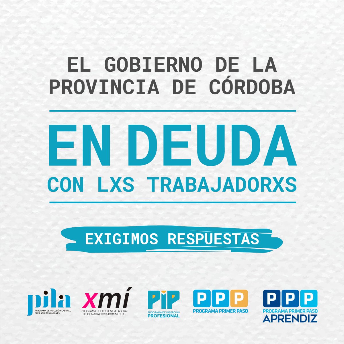 TRioiv's tweet photo. Hoy deberíamos estar cobrando por nuestro trabajo realizado. Hoy nuevamente, la provincia nos dio la espalda @JSchiaretti @LauraJureCba Lee nuestro comunicado: https://t.co/aFkjrj4SOq https://t.co/RseGaFwtS2