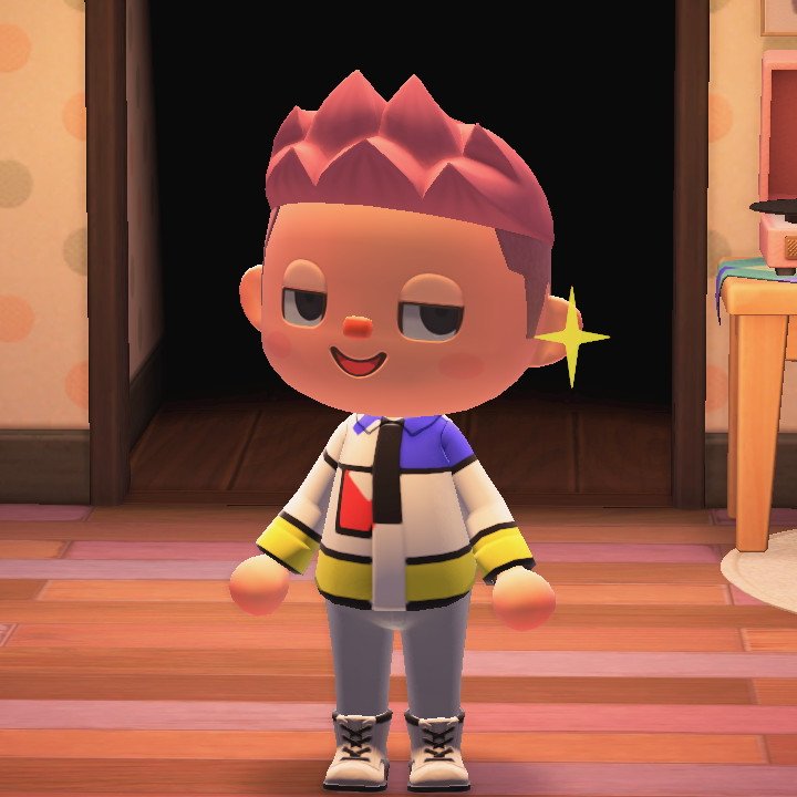jess_waa's tweet photo. I just found out you can't design pants on ACNH. I couldn't make the complete suit, but here it is Bigbang TOP Mondrian coat ;) #AnimalCrossing #AnimalCrossingNewHorizions #AnimalCrossingDesigns #AnimalCrossingDesigns #ACNHDesign #TOPBigBang #BIGBANG #YG #BinguTOP #CHOISEUNGHYUN https://t.co/0bhEMVJyX6