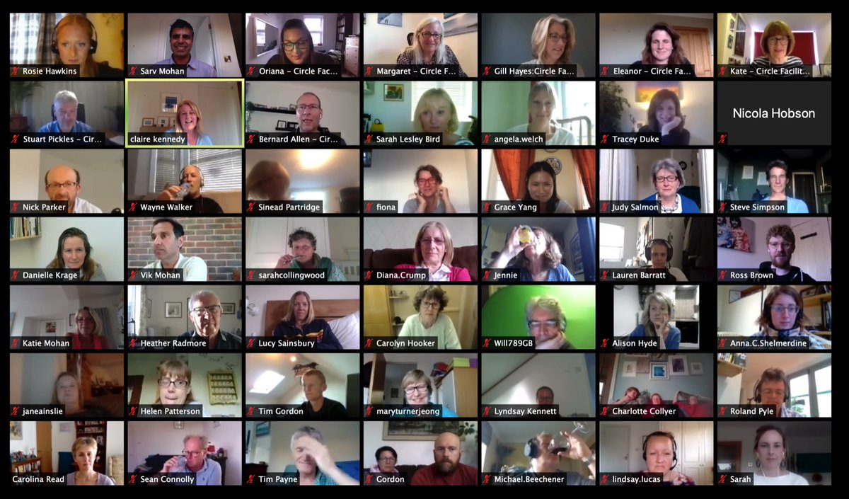Loved our first virtual <a href="/TEDxExeter/">TEDxExeter</a> @TED_Circles - a  wonderful opportunity for 70+ "strangers" to escape momentarily from lockdown lives to connect and share ideas on living life to the full in corona times. Huge thanks to our brilliant team and hosts - see you again 16 June!