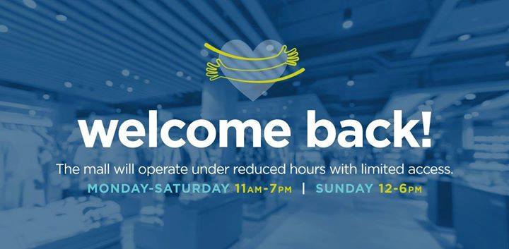 myvalleyview's tweet photo. This Friday, May 22, we will slowly begin to reunite with our commUNITY while taking precautions to ensure the well-being of our shoppers.

For updates and to learn more about what we're doing to keep our shoppers and employees safe, visit: https://t.co/ErgFi4HsS8 https://t.co/4u1M7CW1nc