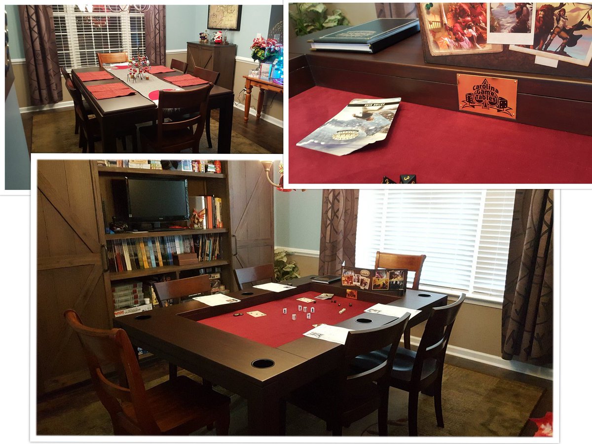 game_tables's tweet photo. Wish we could skip the summer of questioning and go straight to the holidays? New orders estimate 6 months' production, so Order Now for Christmas!
Eric's #RealCustomerPhoto of $1949 Dining Game Table in Cherry & Burgundy shown.
https://t.co/FR5QB5oIrz https://t.co/VIBzTYibLE https://t.co/Z4fq3iVUYz