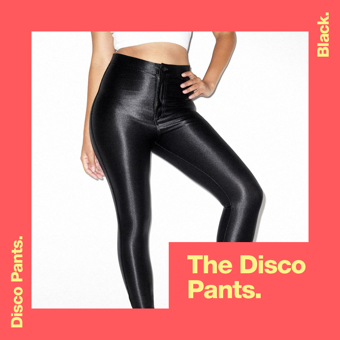 The original #AmericanApparel Disco Pant. As worn by @lynzie_lovely. Check it out here: bit.ly/33XOeuU #AmericanApparel #Retail #AADiscoPant