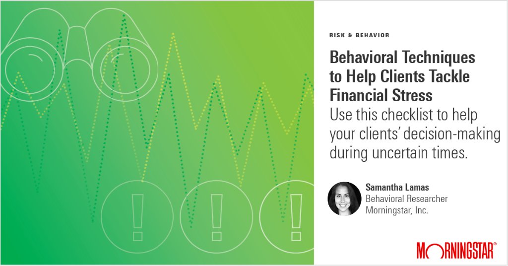MorningstarInc's tweet photo. Empower your clients to effectively navigate their financial decision-making amid #marketvolatility with this checklist. https://t.co/8c1NfzjUvj

#TheInvestorSuccessProject https://t.co/HrWxcWNdqQ