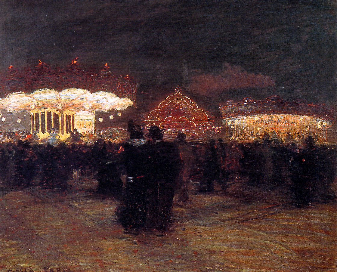 Luna Park, 1900, Giacomo Balla