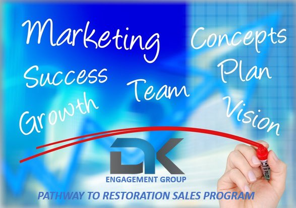 DkEngagement's tweet photo. We are passionate about helping our clients increase sales with the Pathway to Restoration Sales Program. Visit https://t.co/WlnYUgIJzP to redefine your sales and marketing team. #restorationsales #restoration #sales #dkengagement https://t.co/SSIspoyYpB