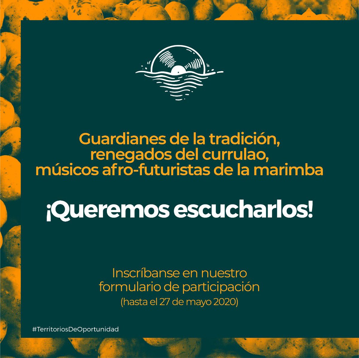 andragomez's tweet photo. Atención musicos de Timbiquí, Guapí y Tumaco: queremos conocerlos. @DiscosPacifico está dn@convocatoria para que oigamos su proyecto en una linda oportunidad de trabajar juntos. https://t.co/TR8W1MUFta