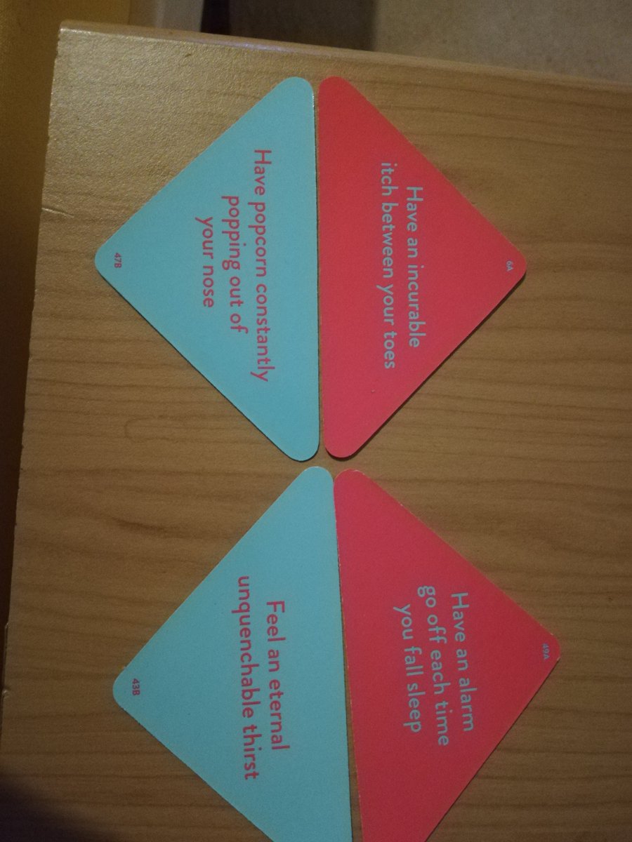 Beccyshuttlewo1's tweet photo. #day64 #OTforisolation
#WouldYouRatherWednesday
#bigdecisions
@Hannah_LeeOT which would you chose https://t.co/VghowbqHbx