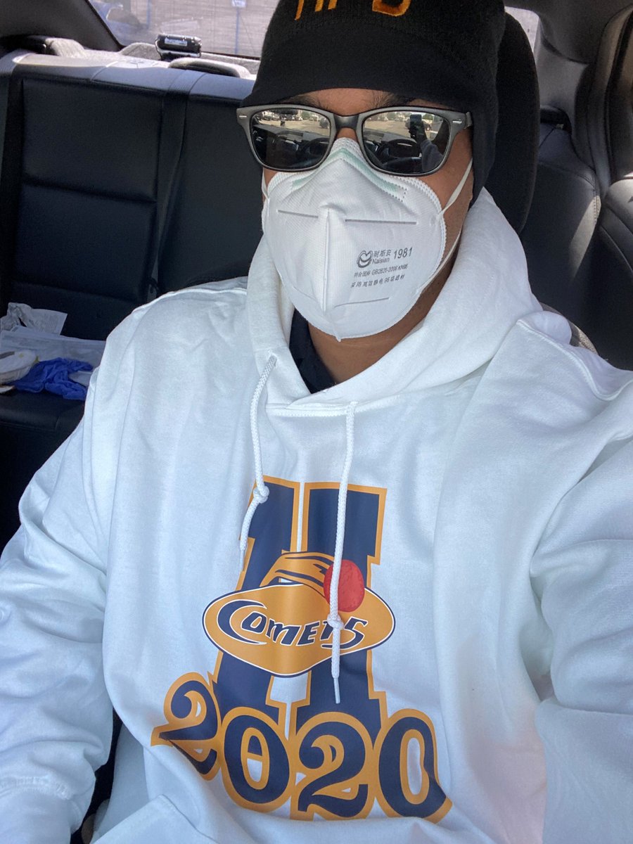 Representing Hackensack High School Class Of 2020! 
 #Cometstrong