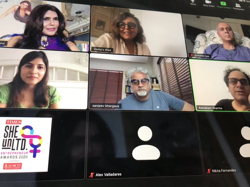 nishjamvwal's tweet photo. Day 3 of #TimesSheUnLtd #awards #scrollleft exploring &amp; discovering new #indian #creative #spirit proud of the new age  #womenentrepreneurship &amp; #womenachievers what a repertoire to choose from #bestofluck to you all #NishaJamVwal @bombaytimes @BangaloreTimes1 @DelhiTimesTweet https://t.co/0Y79zEty7X