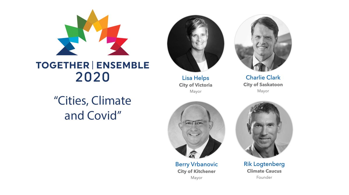 riklogtenberg's tweet photo. Just finished a fascinating panel with mayors @lisahelps, @berryonline and @charlieclarkyxe at #TogetherEnsemble2020 on their response to #COVID and #ClimateChange. "One of the jobs of mayor is to bring down the level of anxiety." Best way to do it? Optimism grounded in action. https://t.co/kNXtirCETb