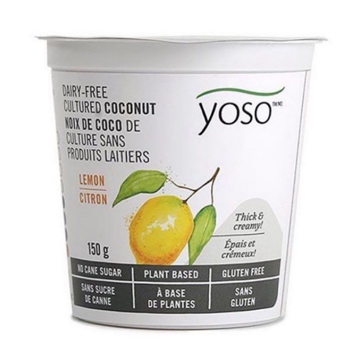 Have you tried our new flavours in single serve size? The same great #dairyfree yogurt that you enjoy - but we've added mango and lemon to the lineup!  #enjoyyoso #coconutyogurt