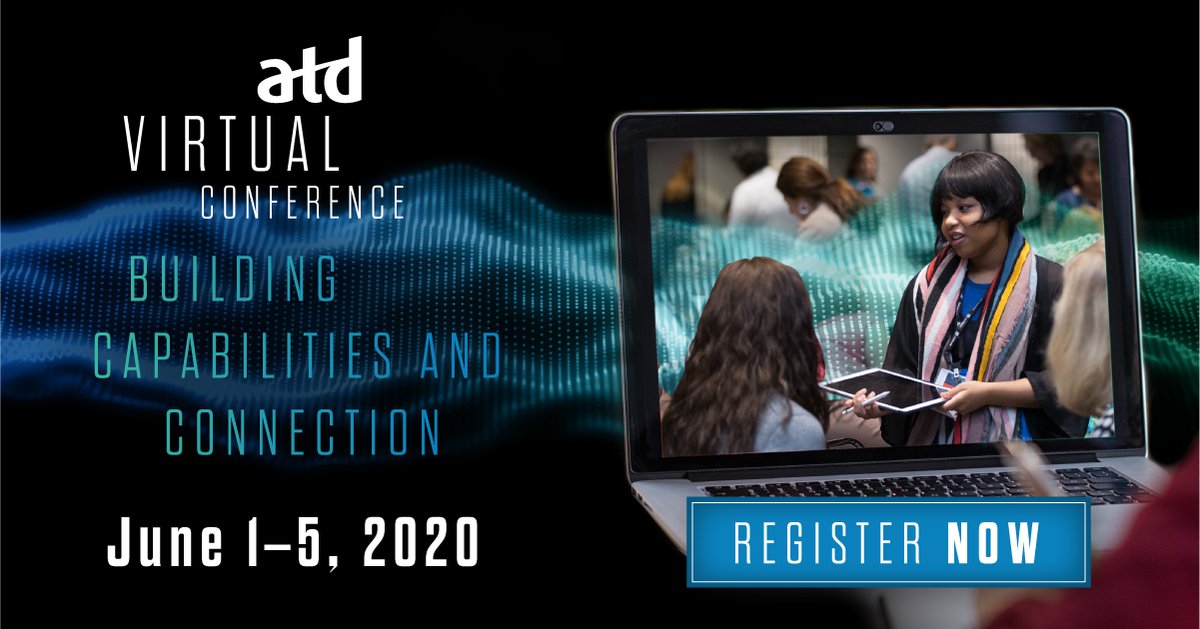 ATDNOLA's tweet photo. World renowned speakers. More than 100 hours of content with 24-hour programming for your convenience. Strategies, skills, and actionable takeaways. All available online at ATD Virtual Conference on June 1–5. Learn more at https://t.co/V9bafhZm04 https://t.co/LxCxTkLnhI