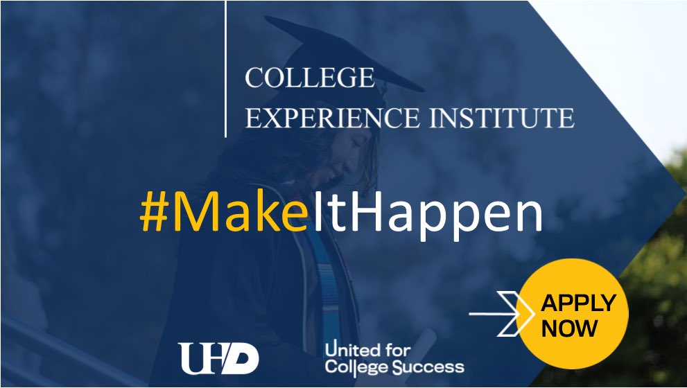 Hey <a href="/HarmonyEdu/">Harmony Public Schools</a> Juniors &amp; Seniors we are here to help you #MakeItHappen with this FREE College Experience Program! Giveaways. College Knowledge. Free Swag. Link tinyurl.com/y7qku7jj