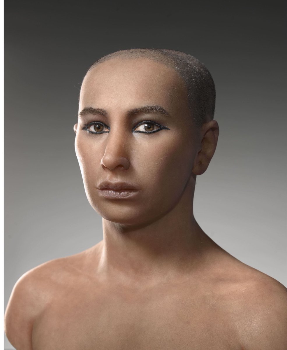 jakub_kwie's tweet image. You sometime see &quot;facial reconstructions&quot; of historic individuals, and wonder how accurate they are. Or see reconstructions of king Tutankhamun&apos;s face (👀below!), and wonder why they look so different.

Let&apos;s try to unpack #forensicArt
1/
#ancientEgypt #DisHist