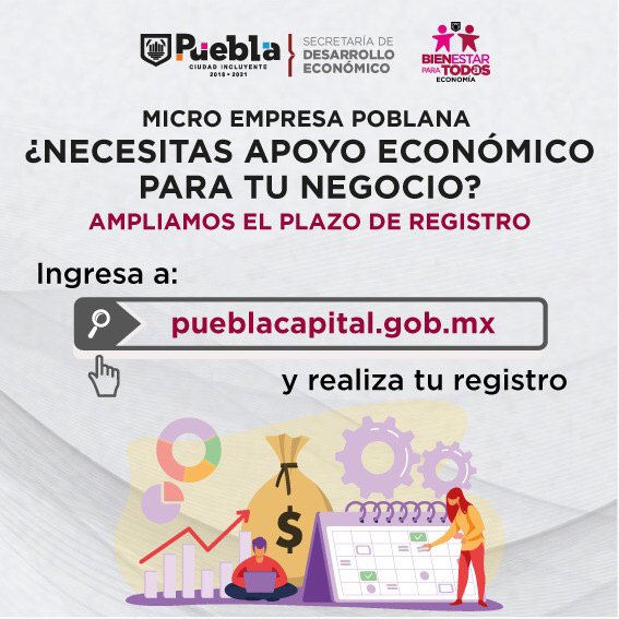 DesaEcoPue's tweet photo. La convocatoria para apoyo a micro empresas continúa abierta.

Descarga los formatos en https://t.co/jomHsO9VjB 📝 y envía tu documentación. 

#BienestarParaTodos 🗓

Informes en https://t.co/L0LW6QA0hs a través del chat en línea. https://t.co/r5ARlgz9l1